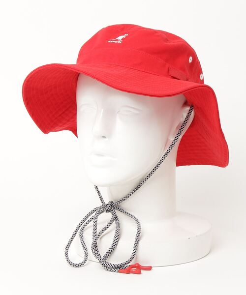 KANGOL(カンゴール)の「KANGOL/カンゴール ハット 紫外線対策 Utility Cords Jungle 111169009(ハット・メンズ・ホワイト/ネイビー/レッド/チョコ・M)」の6枚目の写真