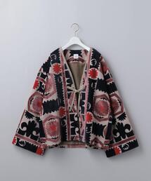 6(ROKU) ロク SASHIKO MOTIF JACQUARD JACKET 6(ROKU) SASHIKO MOTIF JACQUARD JACKETアウトレット ストア