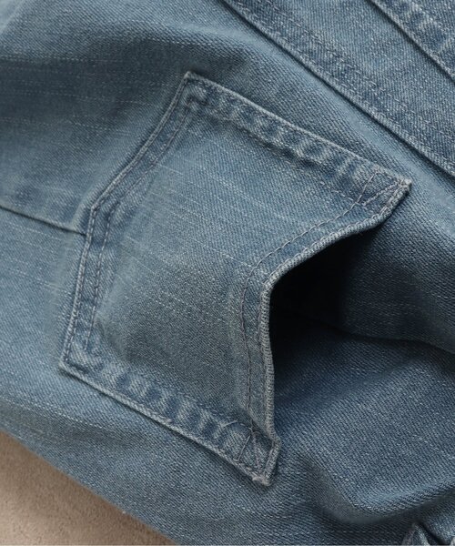 apres les cours（アプレレクール）の「WEB限定うしろスリット＆りぼんテーパードパンツ 9分丈（その他パンツ・キッズ・ベージュ/インディゴブルー/グリーン/オレンジ・80/90/100/110/120/130/140）」の13枚目の写真