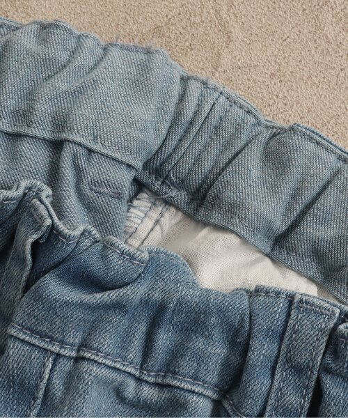 apres les cours（アプレレクール）の「WEB限定うしろスリット＆りぼんテーパードパンツ 9分丈（その他パンツ・キッズ・ベージュ/インディゴブルー/グリーン/オレンジ・80/90/100/110/120/130/140）」の22枚目の写真