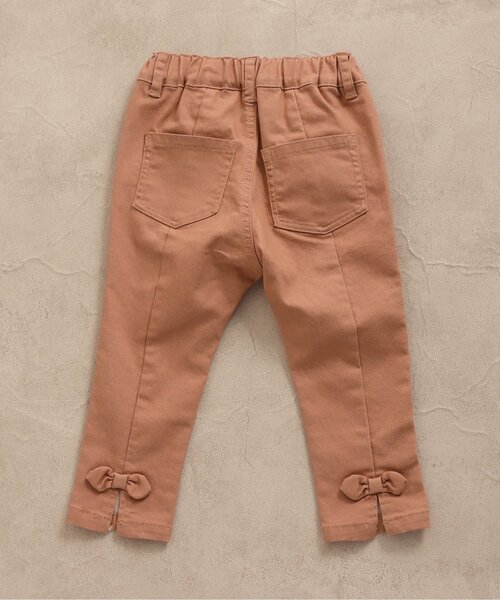 apres les cours（アプレレクール）の「WEB限定うしろスリット＆りぼんテーパードパンツ 9分丈（その他パンツ・キッズ・ベージュ/インディゴブルー/グリーン/オレンジ・80/90/100/110/120/130/140）」の21枚目の写真