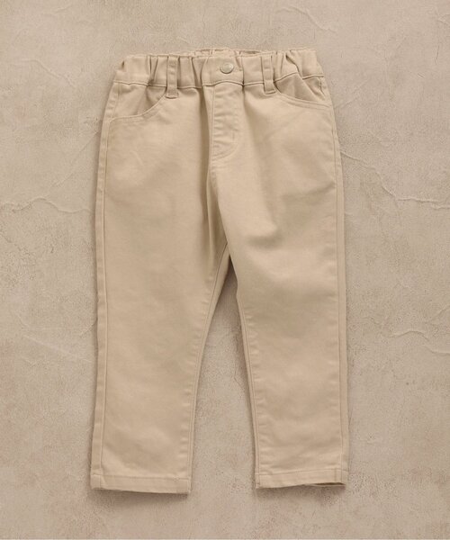 apres les cours（アプレレクール）の「WEB限定うしろスリット＆りぼんテーパードパンツ 9分丈（その他パンツ・キッズ・ベージュ/インディゴブルー/グリーン/オレンジ・80/90/100/110/120/130/140）」の12枚目の写真