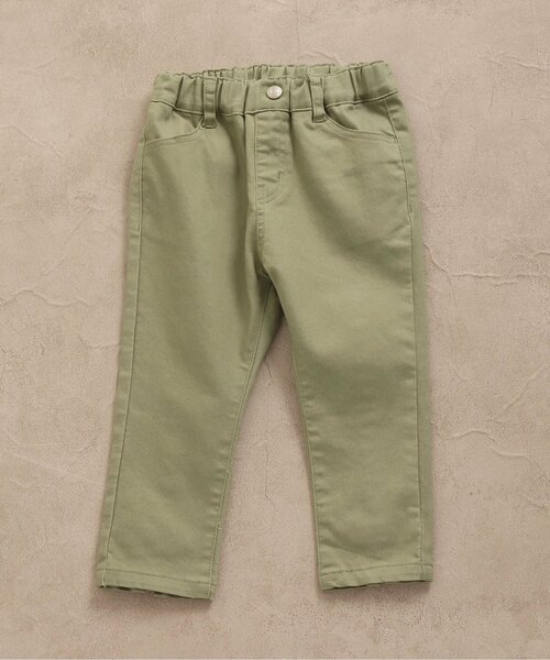 apres les cours（アプレレクール）の「WEB限定うしろスリット＆りぼんテーパードパンツ 9分丈（その他パンツ・キッズ・ベージュ/インディゴブルー/グリーン/オレンジ・80/90/100/110/120/130/140）」の19枚目の写真