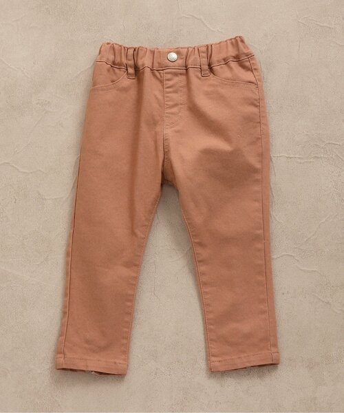 apres les cours（アプレレクール）の「WEB限定うしろスリット＆りぼんテーパードパンツ 9分丈（その他パンツ・キッズ・ベージュ/インディゴブルー/グリーン/オレンジ・80/90/100/110/120/130/140）」の10枚目の写真