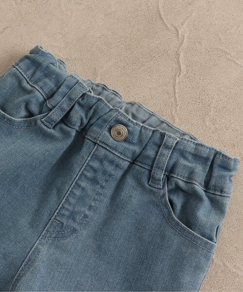 apres les cours（アプレレクール）の「WEB限定うしろスリット＆りぼんテーパードパンツ 9分丈（その他パンツ・キッズ・ベージュ/インディゴブルー/グリーン/オレンジ・80/90/100/110/120/130/140）」の15枚目の写真