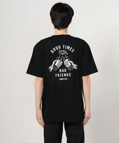 LURKING CLASS(ラーキングクラス)の「【ムラサスポーツ別注】LURKING CLASS/ラーキングクラス ルーズシルエット バックプリントTシャツ ST21STMS003(Tシャツ/カットソー・メンズ・ホワイト/ブラック・XL/L/M)」の3枚目の写真