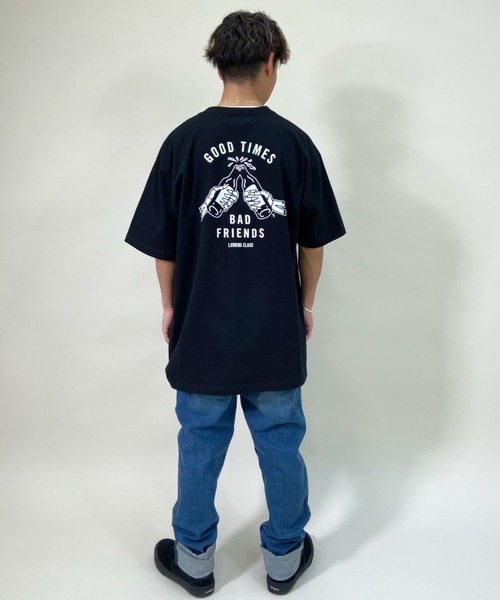 LURKING CLASS(ラーキングクラス)の「【ムラサスポーツ別注】LURKING CLASS/ラーキングクラス ルーズシルエット バックプリントTシャツ ST21STMS003(Tシャツ/カットソー・メンズ・ホワイト/ブラック・XL/L/M)」の19枚目の写真