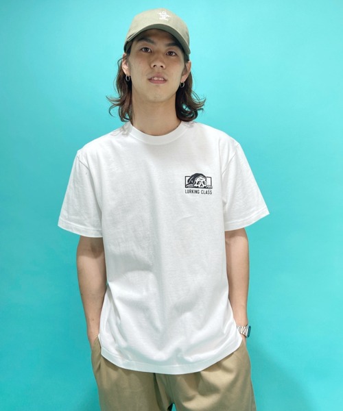 LURKING CLASS(ラーキングクラス)の「【ムラサスポーツ別注】LURKING CLASS/ラーキングクラス ルーズシルエット バックプリントTシャツ ST21STMS003(Tシャツ/カットソー・メンズ・ホワイト/ブラック・XL/L/M)」の6枚目の写真