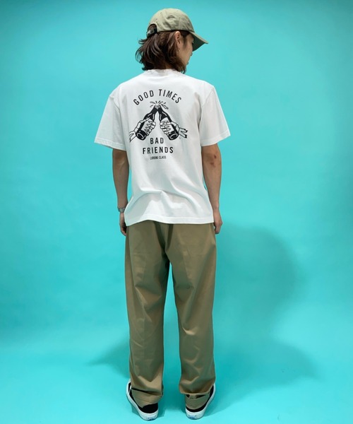 LURKING CLASS(ラーキングクラス)の「【ムラサスポーツ別注】LURKING CLASS/ラーキングクラス ルーズシルエット バックプリントTシャツ ST21STMS003(Tシャツ/カットソー・メンズ・ホワイト/ブラック・XL/L/M)」の12枚目の写真