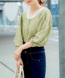 Heather | ２ＷＡＹポコポコカットソー　944226(Tシャツ/カットソー)