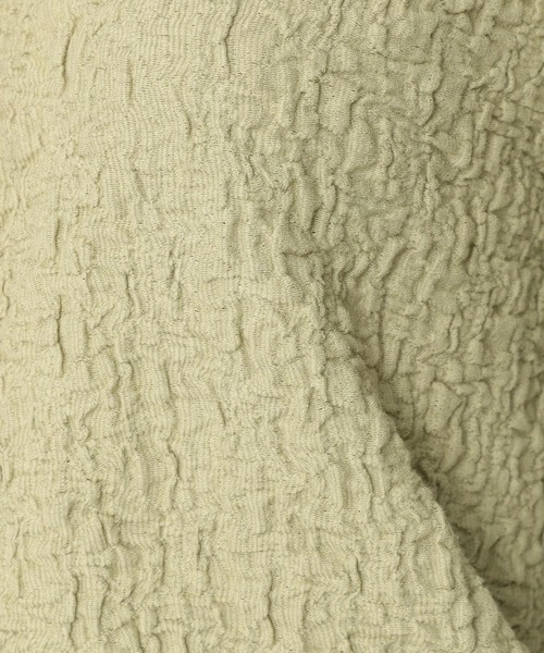 Heather（ヘザー）の「２ＷＡＹポコポコカットソー　944226（Tシャツ/カットソー・レディース・グリーン/ブラック/アイボリー・FREE）」の6枚目の写真