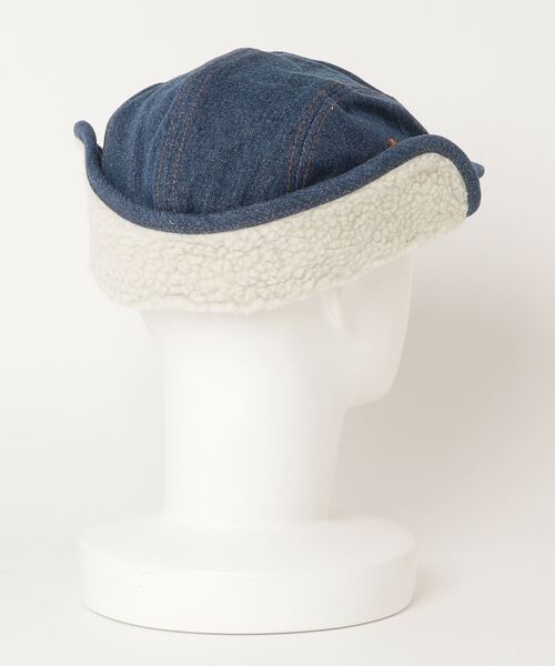 COMMON WARE（コモンウェアー）の「RE:DR.DENIM Hopper Cap（キャップ・メンズ・インディゴブルー・ONE SIZE）」の2枚目の写真