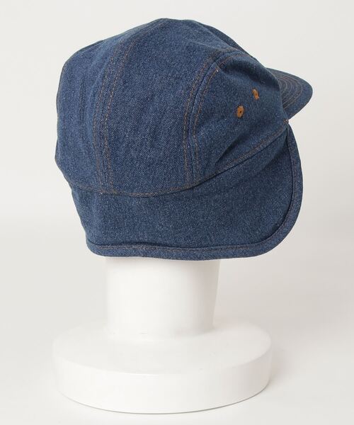 COMMON WARE（コモンウェアー）の「RE:DR.DENIM Hopper Cap（キャップ・メンズ・インディゴブルー・ONE SIZE）」の4枚目の写真