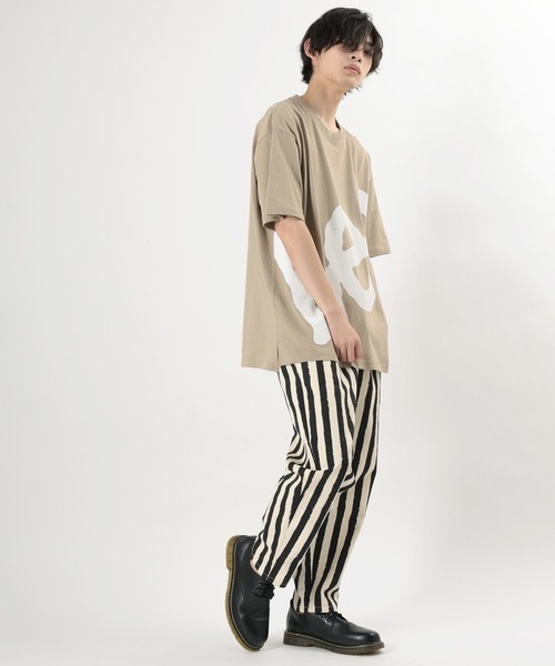 Lee(リー)の「【LEE/リー】ビッグロゴ プリントTシャツ(Tシャツ/カットソー・メンズ・ホワイト×ライム/ベージュ/ホワイト×ブラック/ホワイト×ブルー/ホワイト×グレー・M/L/XL)」の16枚目の写真