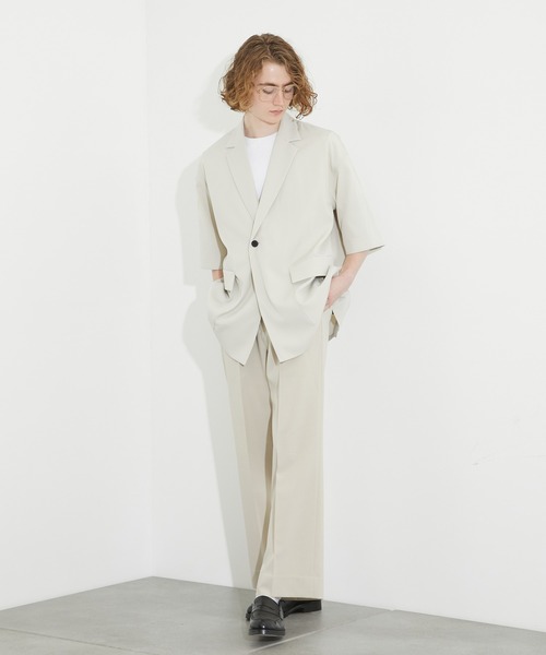 美品 PUBLIC TOKYO ハーフスリーブセミダブルサマージャケット PUBLIC TOKYO（パブリックトウキョウ）の「ハーフスリーブ