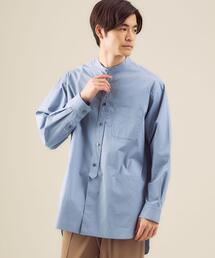 green label relaxing（グリーンレーベルリラクシング）の「【WEB限定】＜GLR/ -or＞オーバーサイズ バンドカラー シャツ -ユニセックス-（シャツ/ブラウス）」