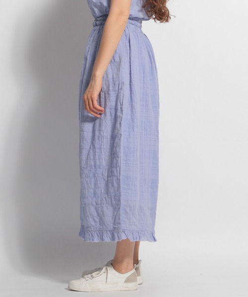 ichi（イチ）の「【ichi(イチ)】シャドーチェック柄パンツ（その他パンツ・レディース・ホワイト/ブラック/ラベンダー・FREE）」の17枚目の写真