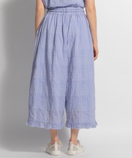 ichi（イチ）の「【ichi(イチ)】シャドーチェック柄パンツ（その他パンツ・レディース・ホワイト/ブラック/ラベンダー・FREE）」の15枚目の写真