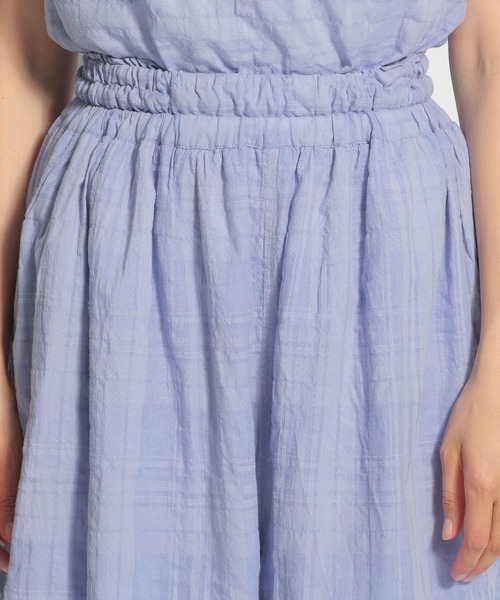 ichi（イチ）の「【ichi(イチ)】シャドーチェック柄パンツ（その他パンツ・レディース・ホワイト/ブラック/ラベンダー・FREE）」の13枚目の写真