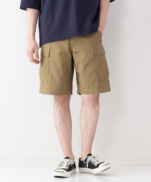 LB/S (エルビーエス)の「【BLUE STANDARD】リップストップカーゴショートパンツ(カーゴパンツ・メンズ・グリーン/ベージュ/ブラック・MEDIUM/X-LARGE/LARGE)」の3枚目の写真