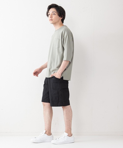 LB/S (エルビーエス)の「【BLUE STANDARD】リップストップカーゴショートパンツ(カーゴパンツ・メンズ・グリーン/ベージュ/ブラック・MEDIUM/X-LARGE/LARGE)」の5枚目の写真