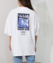 MARK GONZALES×OCEAN PACIFIC/マークゴンザレス×オーシャンパシフィック　"SURF"イラストプリントTEE