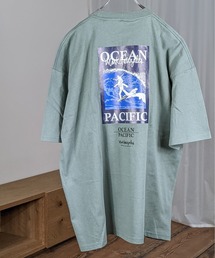 MARK GONZALES×OCEAN PACIFIC/マークゴンザレス×オーシャンパシフィック "SURF"イラストプリントTEE