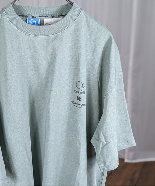 Mark Gonzales(マーク・ゴンザレス)の「MARK GONZALES×OCEAN PACIFIC/マークゴンザレス×オーシャンパシフィック "SURF"イラストプリントTEE(Tシャツ/カットソー・メンズ・ホワイト/ブラック/ベージュ/ミント・MEDIUM/LARGE/X-LARGE)」の21枚目の写真