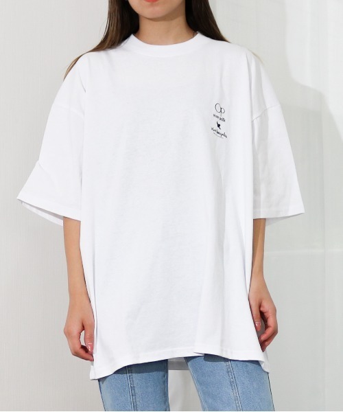 Mark Gonzales(マーク・ゴンザレス)の「MARK GONZALES×OCEAN PACIFIC/マークゴンザレス×オーシャンパシフィック "SURF"イラストプリントTEE(Tシャツ/カットソー・メンズ・ホワイト/ブラック/ベージュ/ミント・MEDIUM/LARGE/X-LARGE)」の5枚目の写真