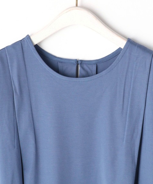 NICOLE white（ニコルホワイト）の「フレアーＴシャツ（Tシャツ/カットソー・レディース・ブラック/オフホワイト/オレンジ/ブルー・FREE）」の10枚目の写真