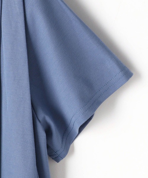 NICOLE white（ニコルホワイト）の「フレアーＴシャツ（Tシャツ/カットソー・レディース・ブラック/オフホワイト/オレンジ/ブルー・FREE）」の11枚目の写真