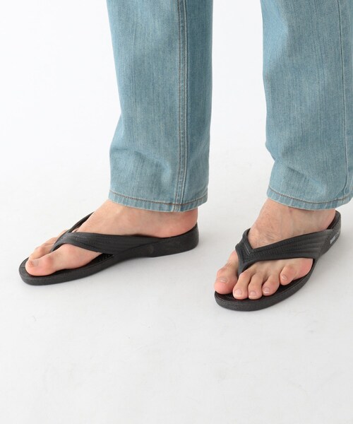 BASECONTROL（ベースコントロール）の「◆GYOSAN/ギョサン トングサンダル（サンダル・メンズ・ブラック/カーキ・26/27）」の8枚目の写真