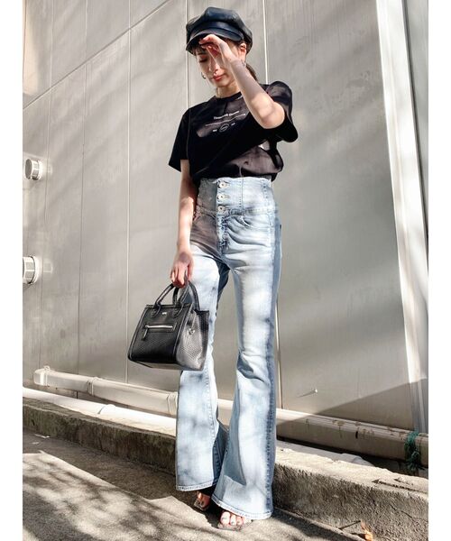 GYDA（ジェイダ）の「EMBOSSEDスクエアBAG（ハンドバッグ・レディース・ブラック/キャメル・FREE）」の11枚目の写真