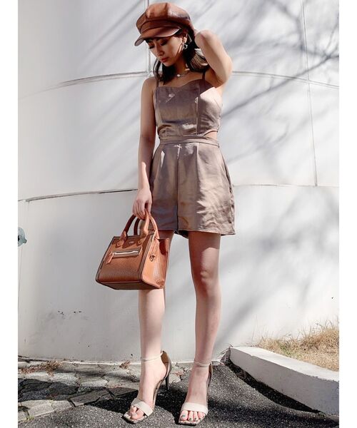 GYDA（ジェイダ）の「EMBOSSEDスクエアBAG（ハンドバッグ・レディース・ブラック/キャメル・FREE）」の6枚目の写真