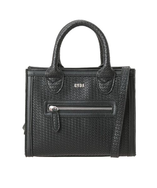 GYDA（ジェイダ）の「EMBOSSEDスクエアBAG（ハンドバッグ・レディース・ブラック/キャメル・FREE）」の3枚目の写真