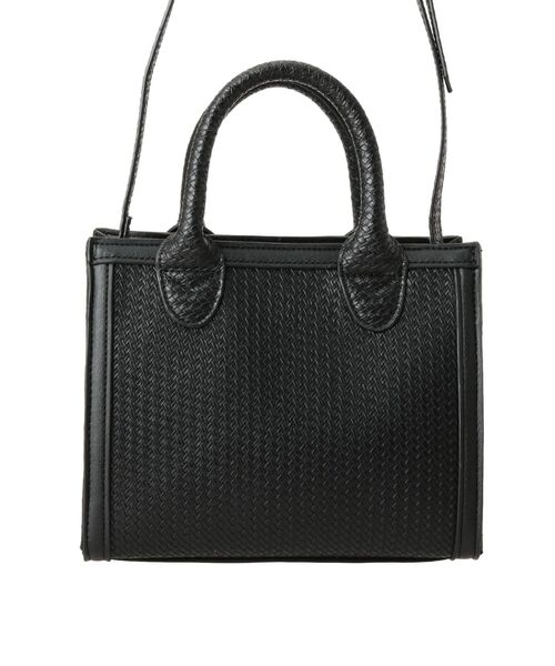 GYDA（ジェイダ）の「EMBOSSEDスクエアBAG（ハンドバッグ・レディース・ブラック/キャメル・FREE）」の5枚目の写真