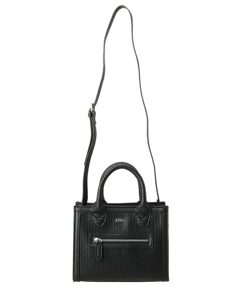 GYDA（ジェイダ）の「EMBOSSEDスクエアBAG（ハンドバッグ・レディース・ブラック/キャメル・FREE）」の13枚目の写真