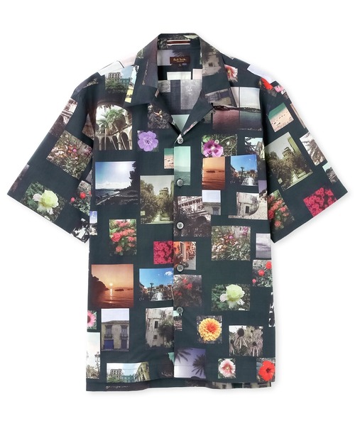 フォトスクラップブック ショートスリーブシャツ Paul Collection ポールスミスコレクション のシャツ ブラウス フォトスクラップブック トップス ショートスリーブシャツ Collection ポールスミスコレクション のファッション 296 シャツ ブラウス