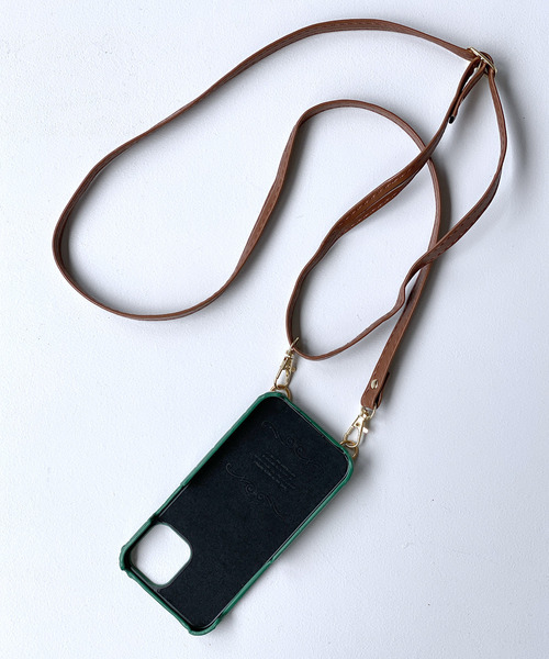 c.u.l（シーユーエル）の「【c.u.l】クロコ風型押し スマホショルダー カード入れ iPhoneカバー アイフォンケース ipc573（スマホケース/カバー・レディース・ブラウン/ブラック/グリーン・I/Q/P/D/J/K/A/O/N/V/U/T）」の14枚目の写真