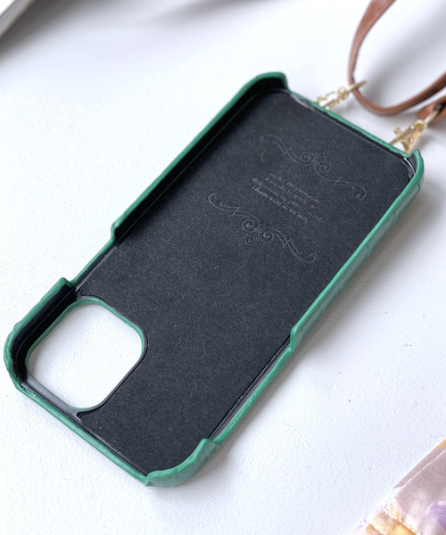 c.u.l（シーユーエル）の「【c.u.l】クロコ風型押し スマホショルダー カード入れ iPhoneカバー アイフォンケース ipc573（スマホケース/カバー・レディース・ブラウン/ブラック/グリーン・I/Q/P/D/J/K/A/O/N/V/U/T）」の16枚目の写真
