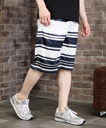 吸汗速乾総柄ショートパンツ