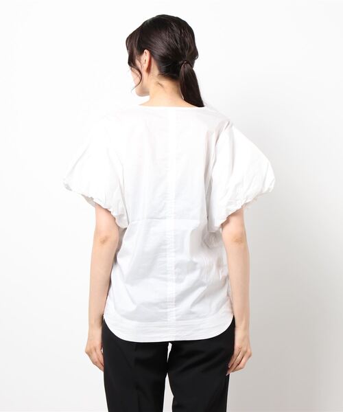 I_am（アイアム）の「design balloon shirt（シャツ/ブラウス・レディース・ホワイト/ベージュ/ブラウン・FREE）」の20枚目の写真
