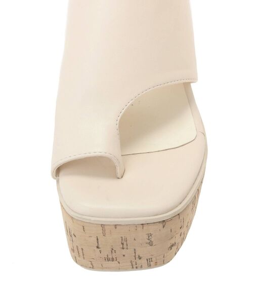 MERCURYDUO（マーキュリーデュオ）の「トングデザインコルクウェッジサンダル（サンダル・レディース・ブラウン/イエロー/アイボリー・38/36）」の14枚目の写真