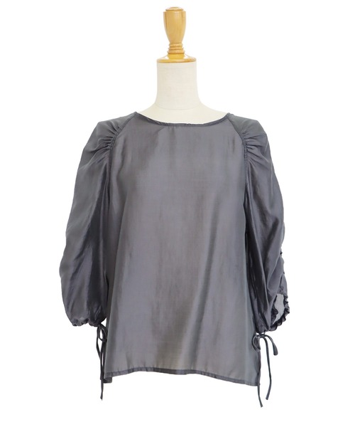 BLUEEAST(ブルーイースト)の「ボリュームシアーブラウス(シャツ/ブラウス・レディース・パープル/ブラック/ブルー/ホワイト・MEDIUM)」の18枚目の写真