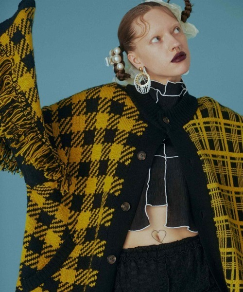 Candy Stripper（キャンディストリッパー）の「SHIRRING SWITCHED トップス（Tシャツ/カットソー・レディース・ライトブルー/ブラック/グリーン・2）」の16枚目の写真