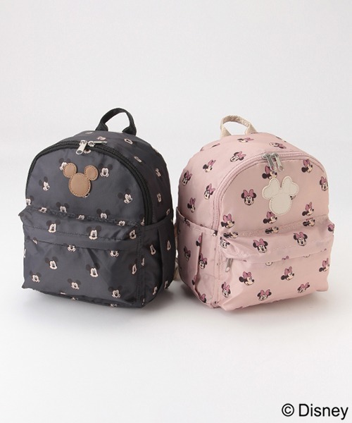 petit main（プティマイン）の「【DISNEY】 ミッキーマウス・ミニーマウスリュック（バックパック/リュック・キッズ・ライトピンク/ブラック・S/M）」の4枚目の写真