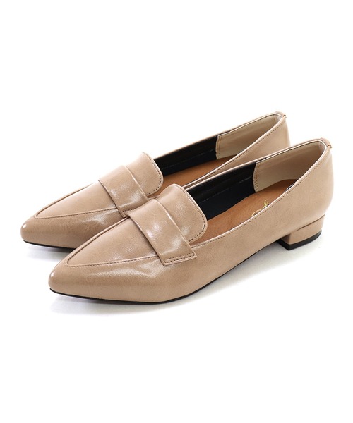 SESTO（セスト）の「ポインテッドトゥローヒールローファーパンプス（パンプス・レディース・ブラック/ベージュ/ブラウン/ピンク/グリーン・22.5cm/23.5cm/24.5cm/23.0cm/24.0cm/25.0cm/22.0cm）」の9枚目の写真