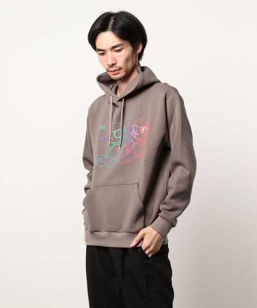 roarguns（ロアーガンズ）の「roarguns/ロアーガンズ/DOUBLE AIR HOODIE（パーカー・メンズ・ブラック/グレー・2/3）」の2枚目の写真