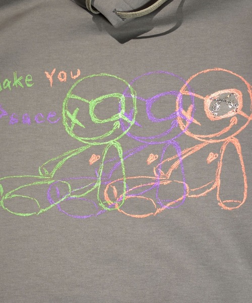 roarguns（ロアーガンズ）の「roarguns/ロアーガンズ/DOUBLE AIR HOODIE（パーカー・メンズ・ブラック/グレー・2/3）」の5枚目の写真