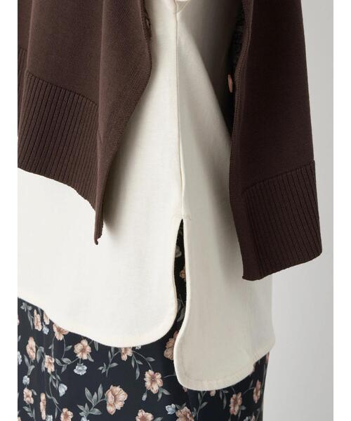 earth music&ecology（アースミュージックアンドエコロジー）の「ショートニットベスト（ベスト・レディース・ダークブラウン/ライトベージュ/テラコッタ・FREE）」の17枚目の写真